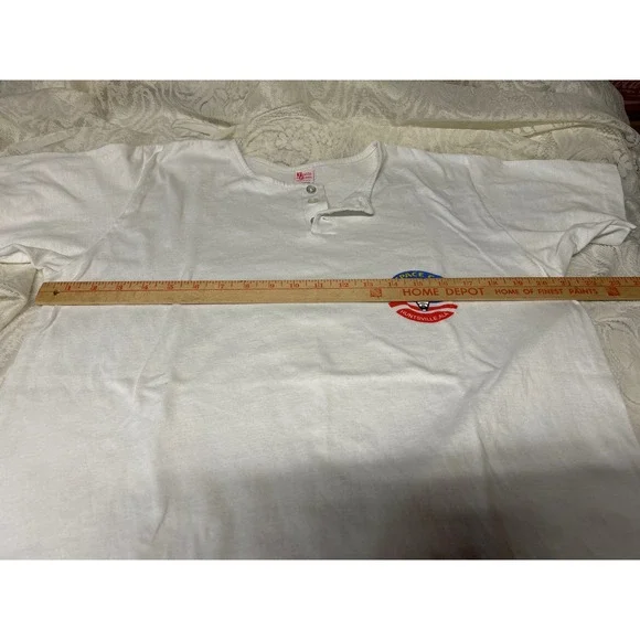 Vintage US Space Camp‎ Huntsville AL Graphic T Shirt Henly Button Tee X-Large - Picture 5 of 7